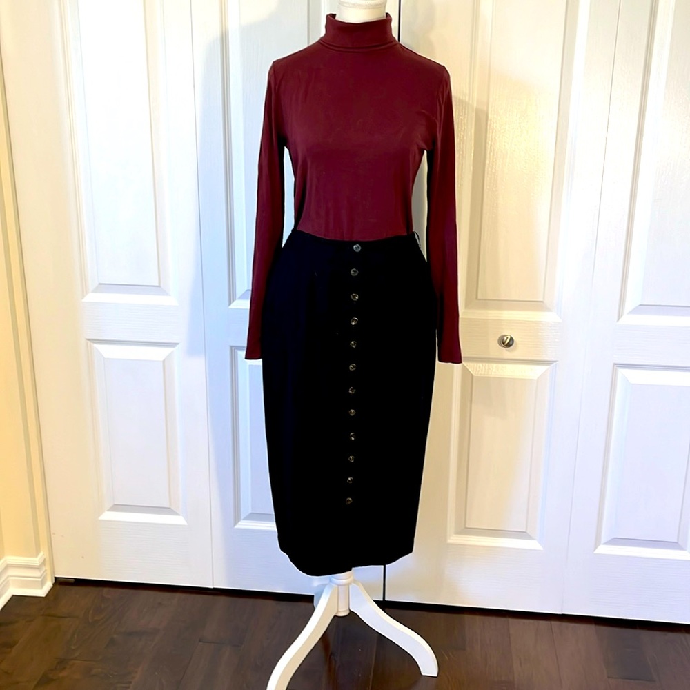 Benard Holtzman wool lined skirt